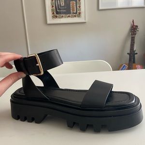 Zara platform chunky sandals